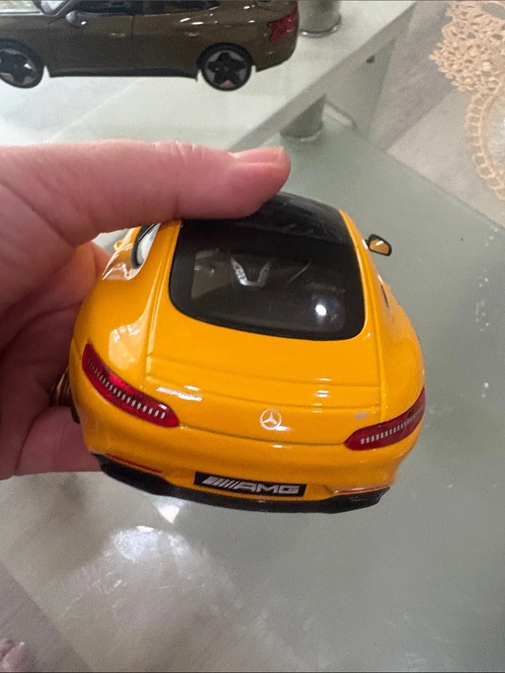 Mercedes and Audi toy cars